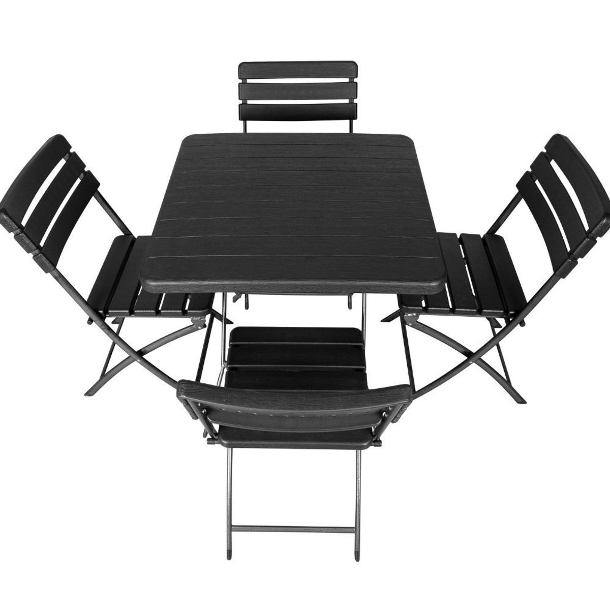 RTA DESIGN - Juego de comedor para terraza 4 puestos  cuadrado_.
