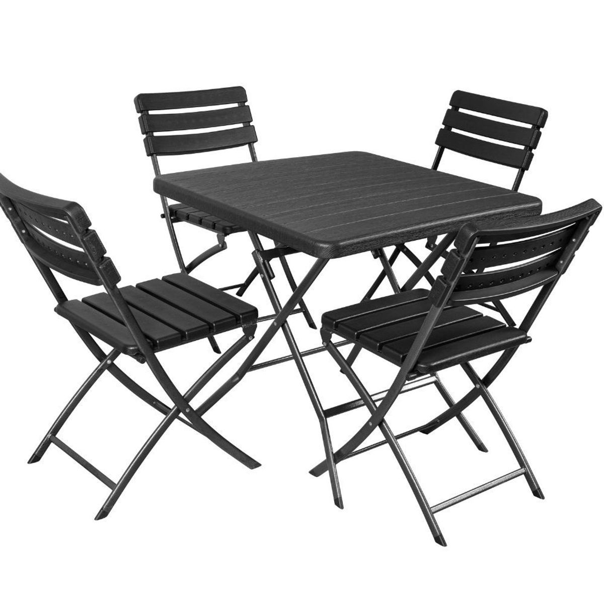 RTA DESIGN - Juego de comedor para terraza 4 puestos  cuadrado_.