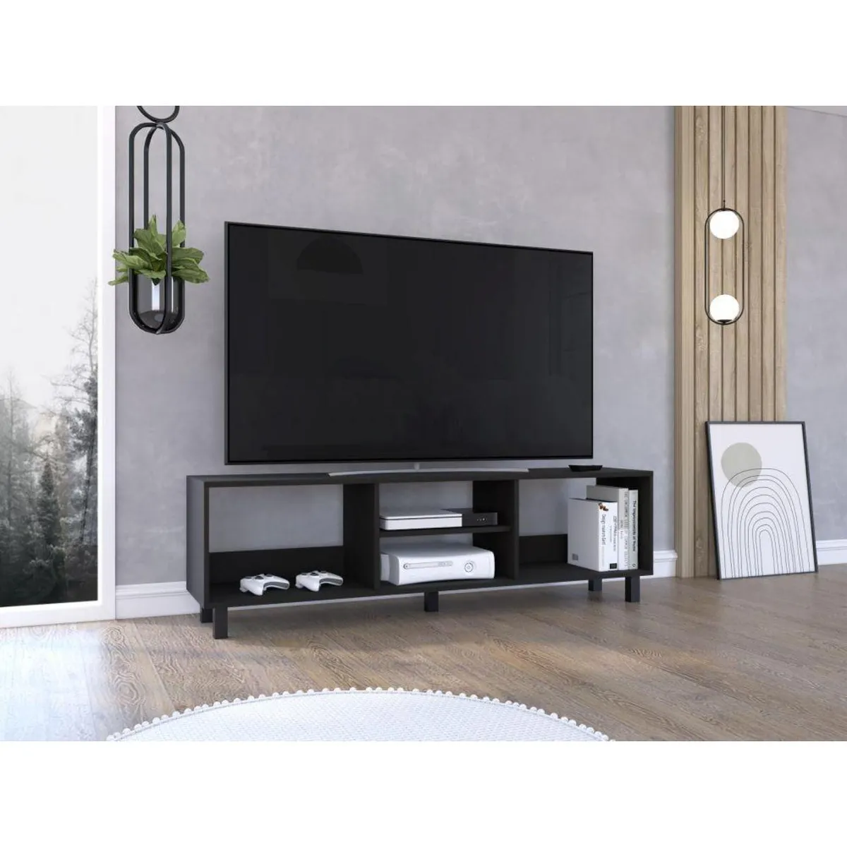 RTA DESIGN - Mesa Para Tv Tunez Wengue para tv 70 pulgadas_.