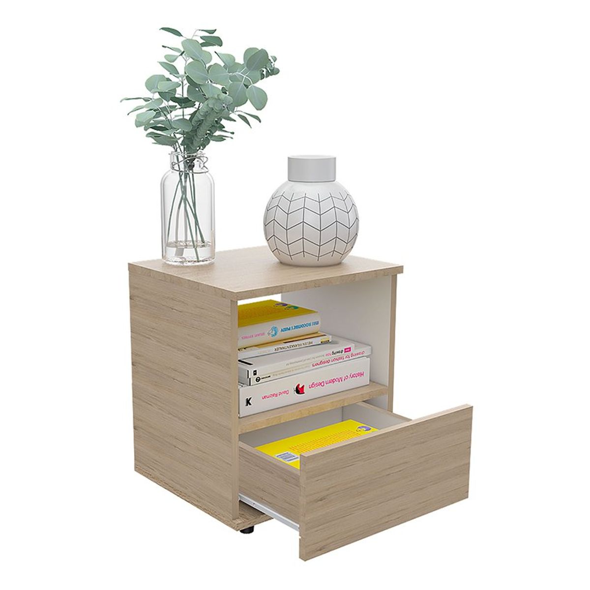 RTA DESIGN - Mesa de noche rta camel rovere