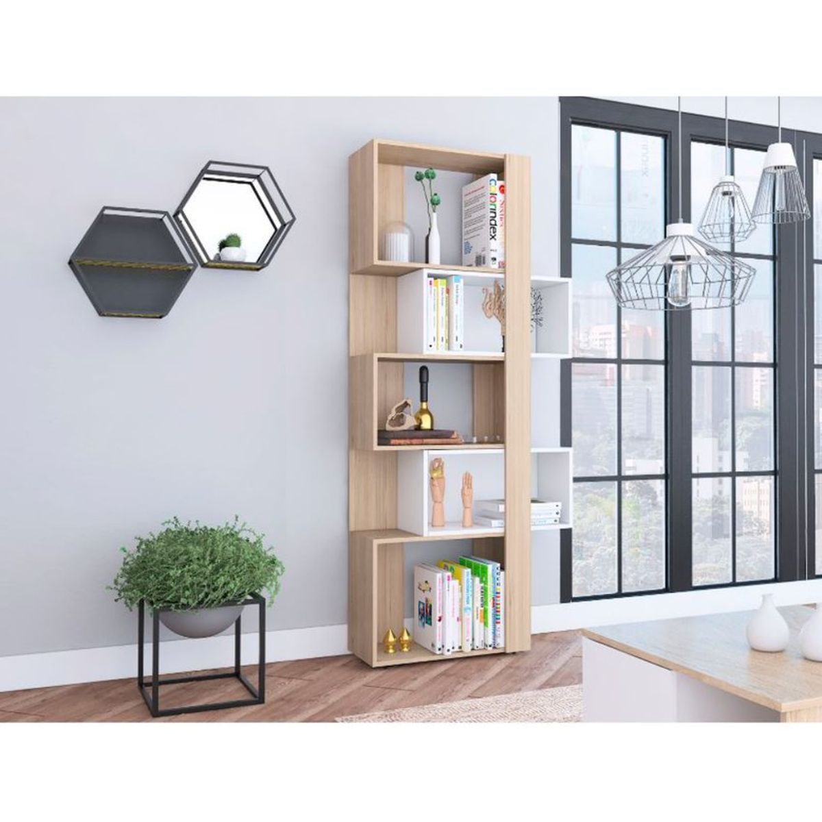 RTA MUEBLES - Combo aconcagua  incluye closet y biblioteca