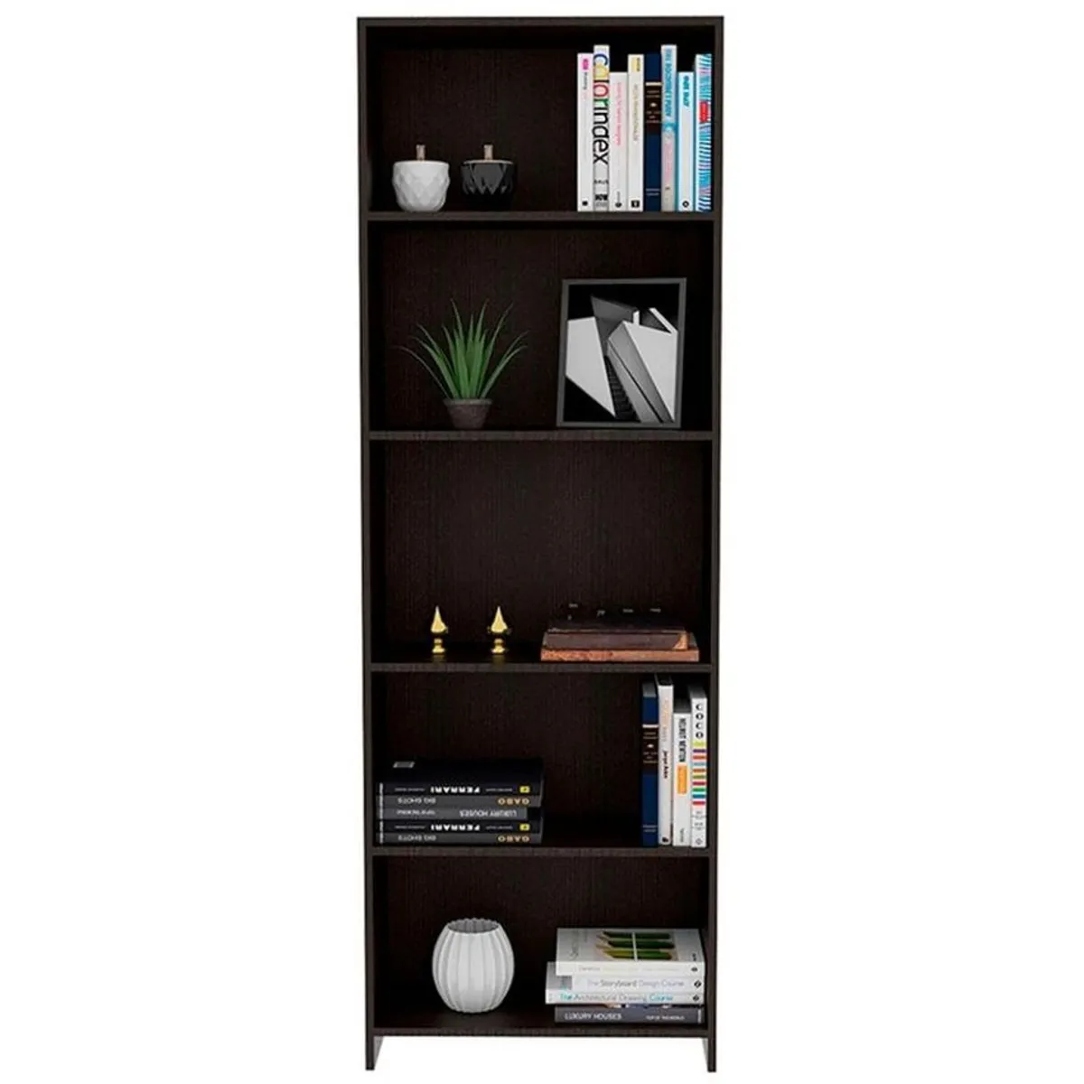 GENERICO - Biblioteca burdeos rta wengue