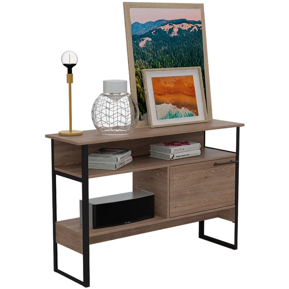 RTA DESIGN - Mueble auxiliar recibidor chiesa miel - vm hogar