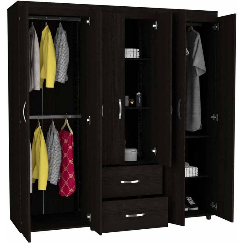 RTA MUEBLES - Closet bariloche 180x 170 cm bombay wengue