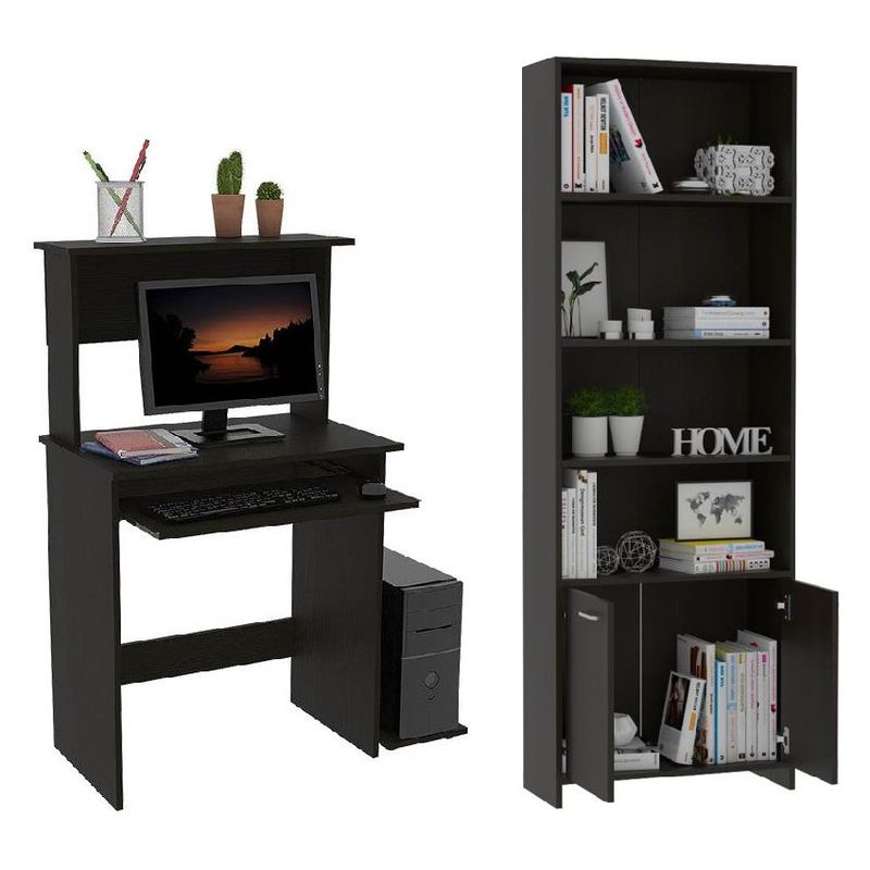 RTA MUEBLES - Combo para oficina jurack incluye escritorio y  biblioteca