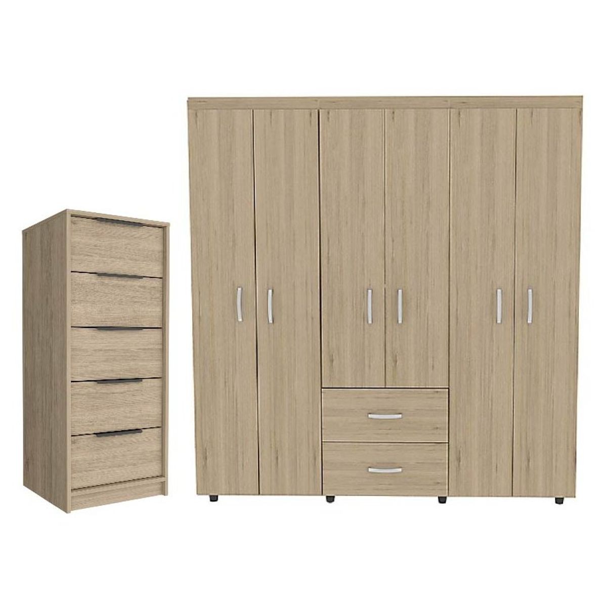 RTA MUEBLES - Combo para habitación pumilla incluye closet y organizador_.