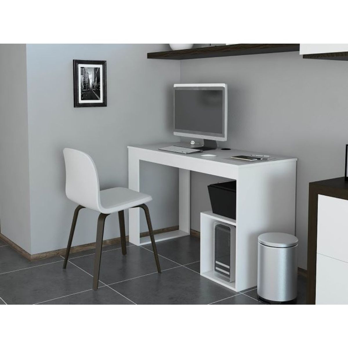 RTA MUEBLES - Combo para oficina malaga incluye escritorio y mesa de centro