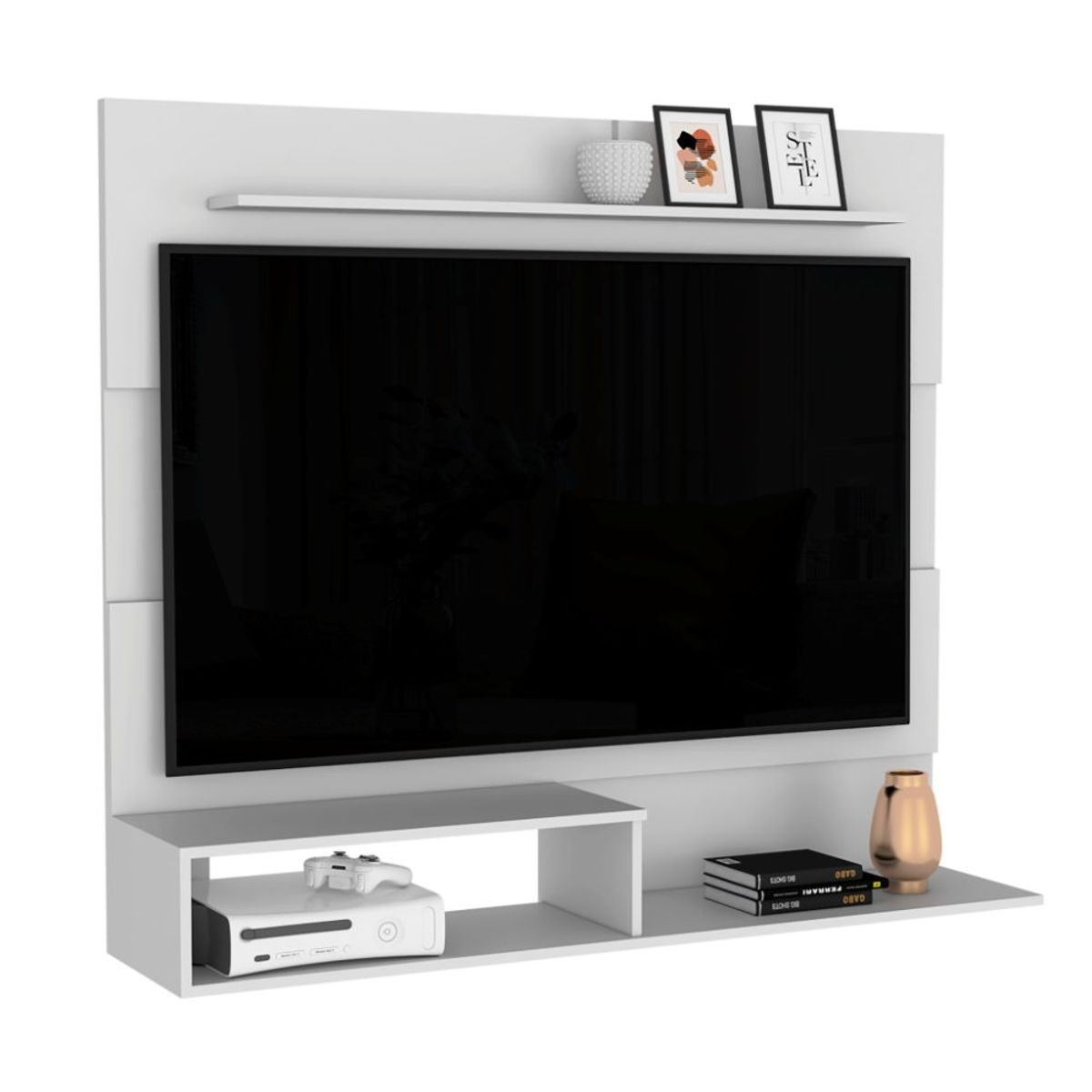 RTA DESIGN - Panel de Tv Ascher Blanco Para Televisor de Hasta 55°_.