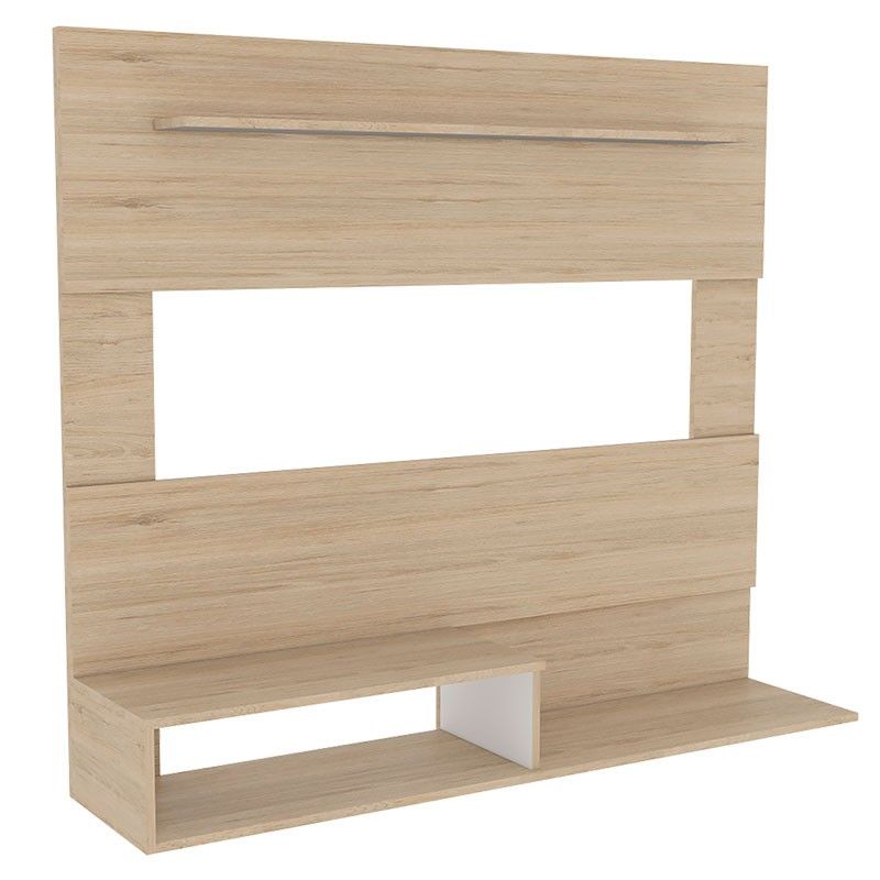 RTA DESIGN - Panel Tv Beijing Beige y Blanco Para Televisor de Hasta 55°
