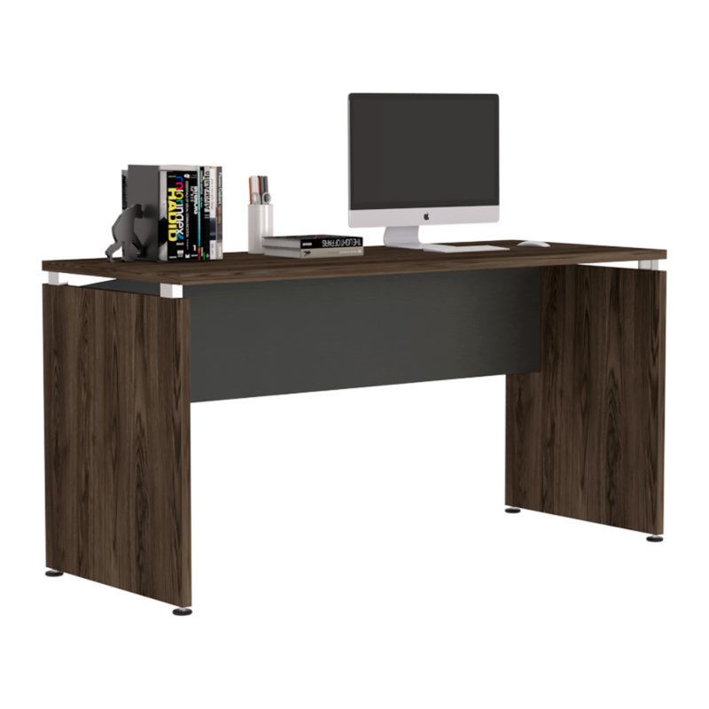 RTA DESIGN - Escritorio Concept Chocolate y Wengue con Amplia Superfice