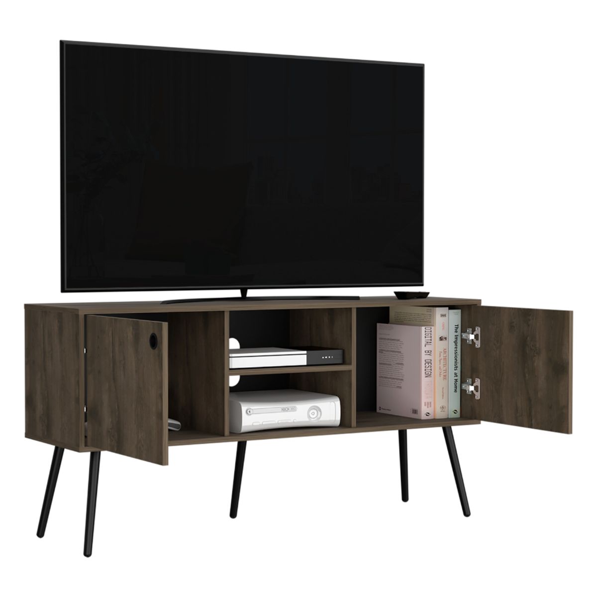 RTA DESIGN - Mesa Para Tv Valencia Nogal