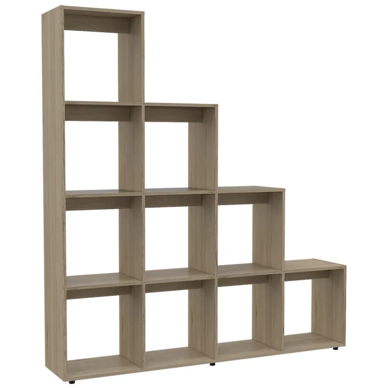 RTA DESIGN - Biblioteca Colima Beige con Variedad de Entrepaños