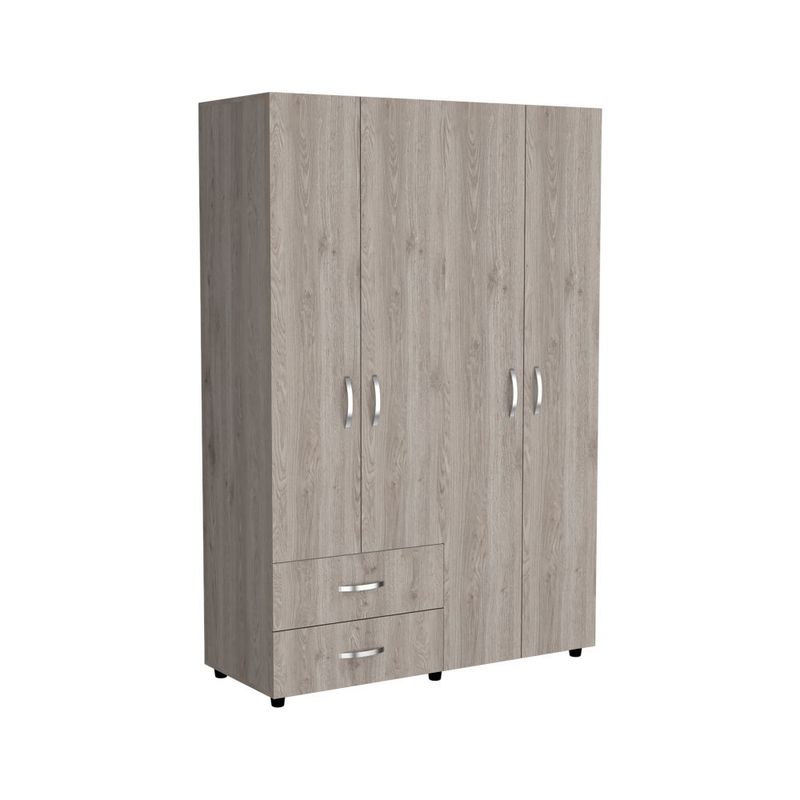 RTA DESIGN - Closet Arkola Humo y Blanco Duqueza con Dos Cajones Organizadores