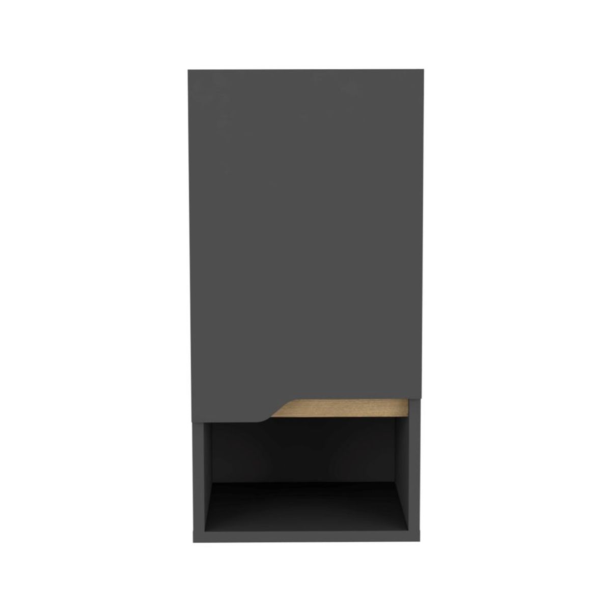 RTA DESIGN - Gabinete de Baño Apolis Plata Oscuro y Café Claro