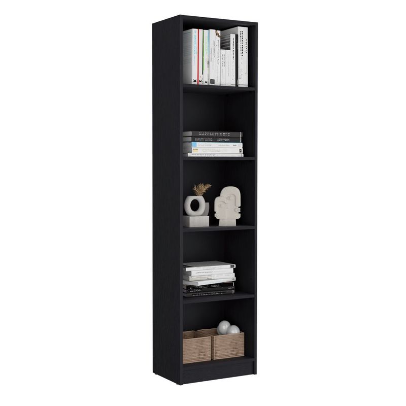 RTA - Biblioteca Home Eco Wengue con Cinco Entrepaños
