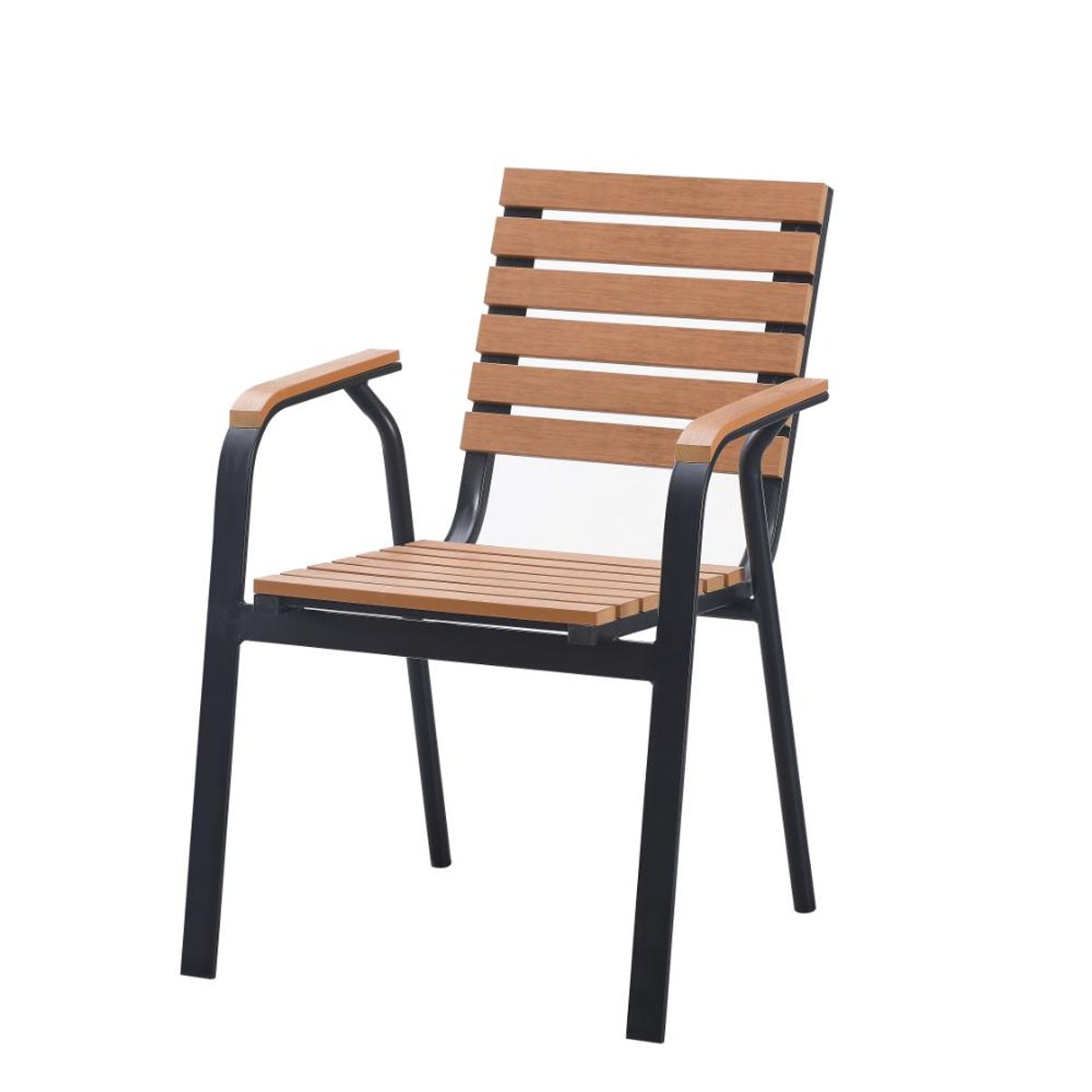 RTA DESIGN - Silla Comedor Exterior Rapel Amarillo y Negro con Cómodo Espaldar