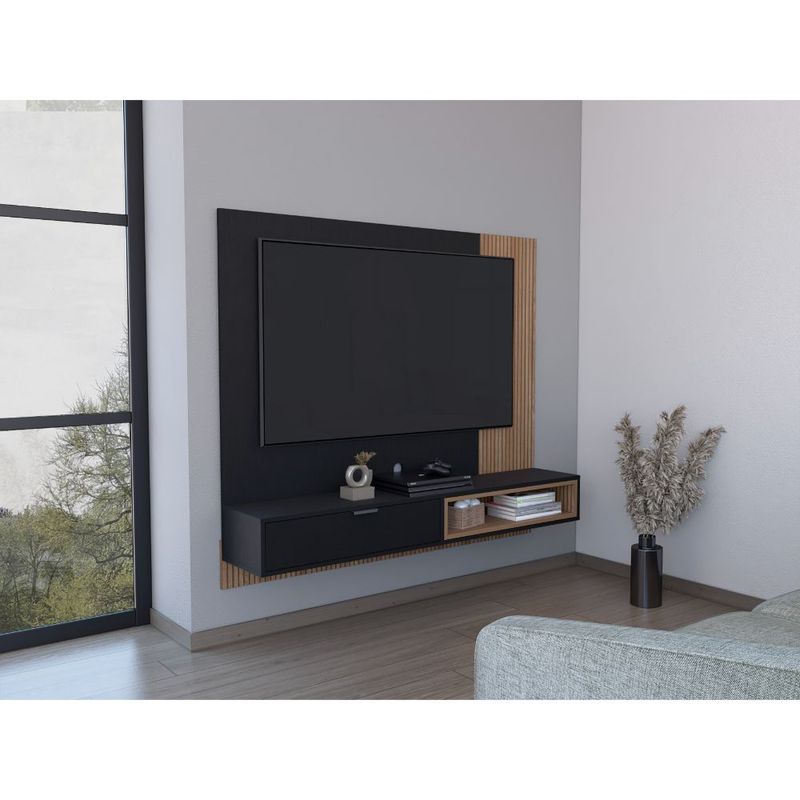 RTA DESIGN - Panel de Tv Mirabella Wengué y Lenno de 60