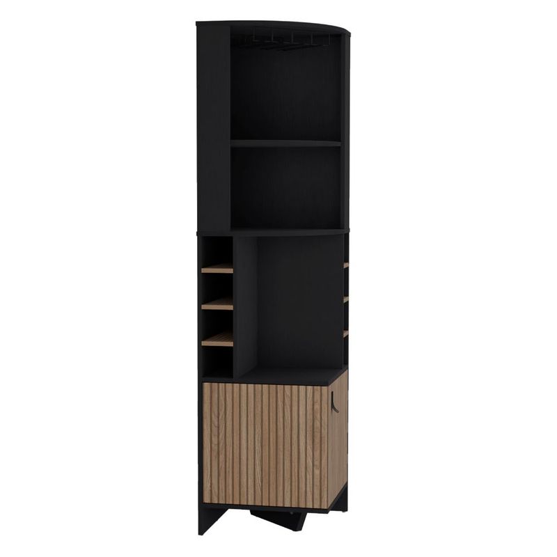 RTA DESIGN - Bar Mirabella Wengue y Lenno Con espacio para botellas de vino