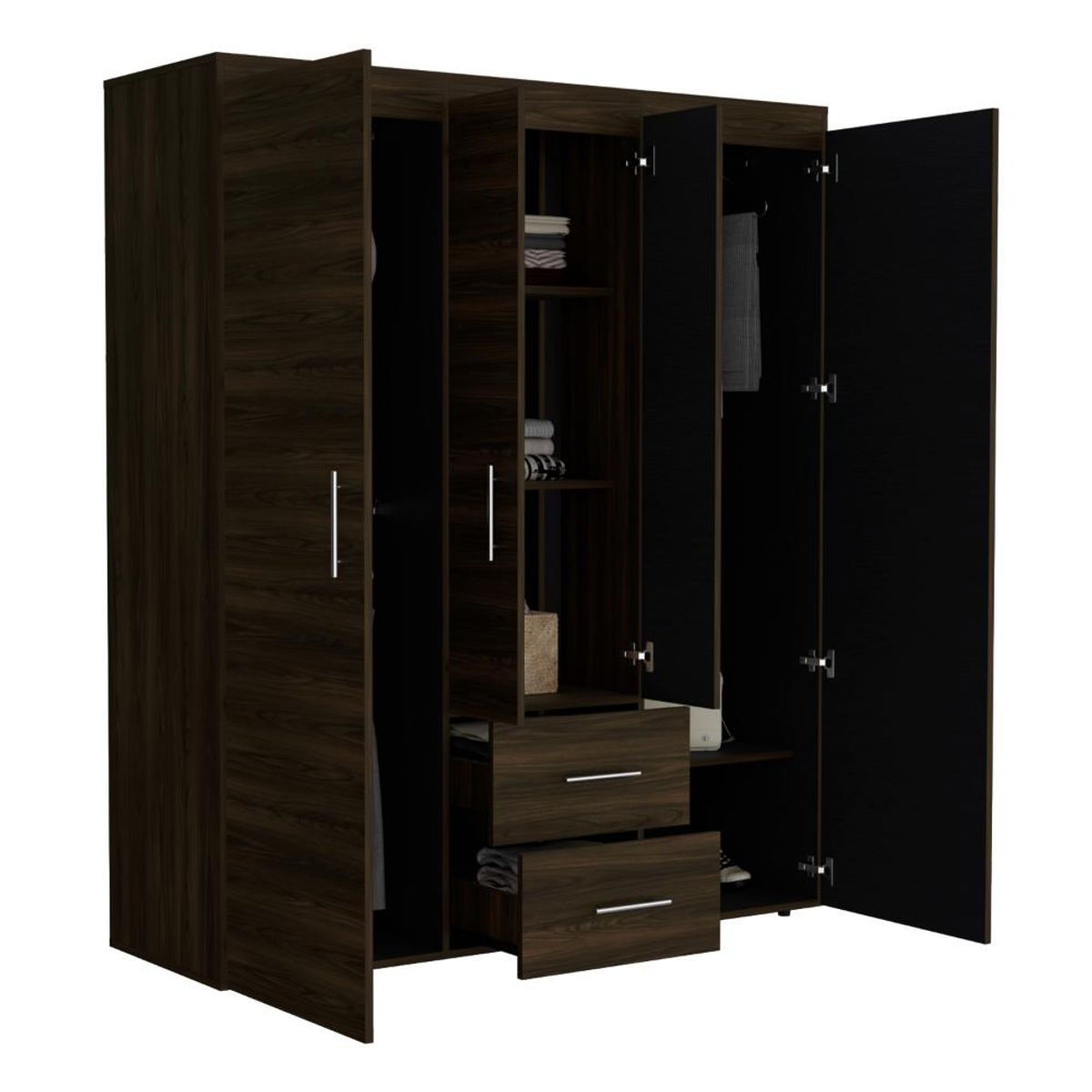 RTA DESIGN - Closet Bariloche Bombay Eco Nogal Europeo y Wengue