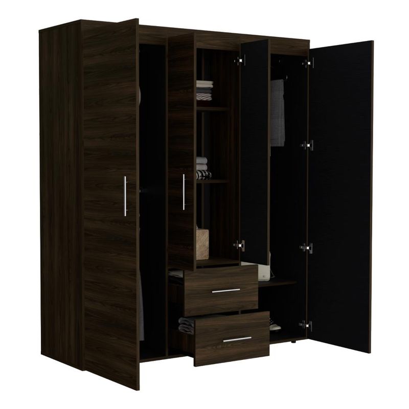 RTA DESIGN - Closet Bariloche Bombay Eco Nogal Europeo y Wengue