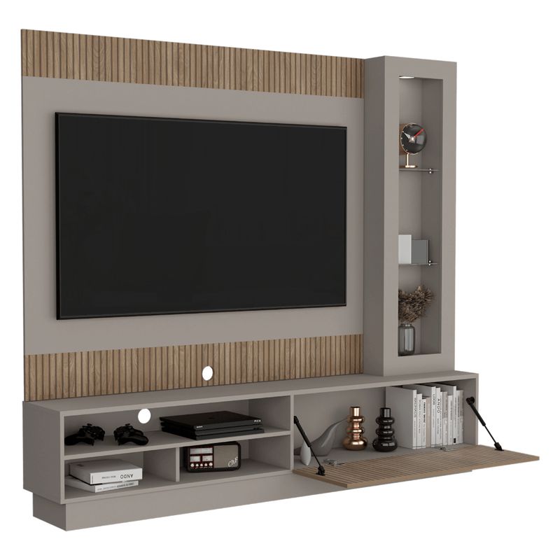 RTA DESIGN - Mesa paraTv Mirabella Espacio Para Televisora70 Pulgadas y Entrepaños