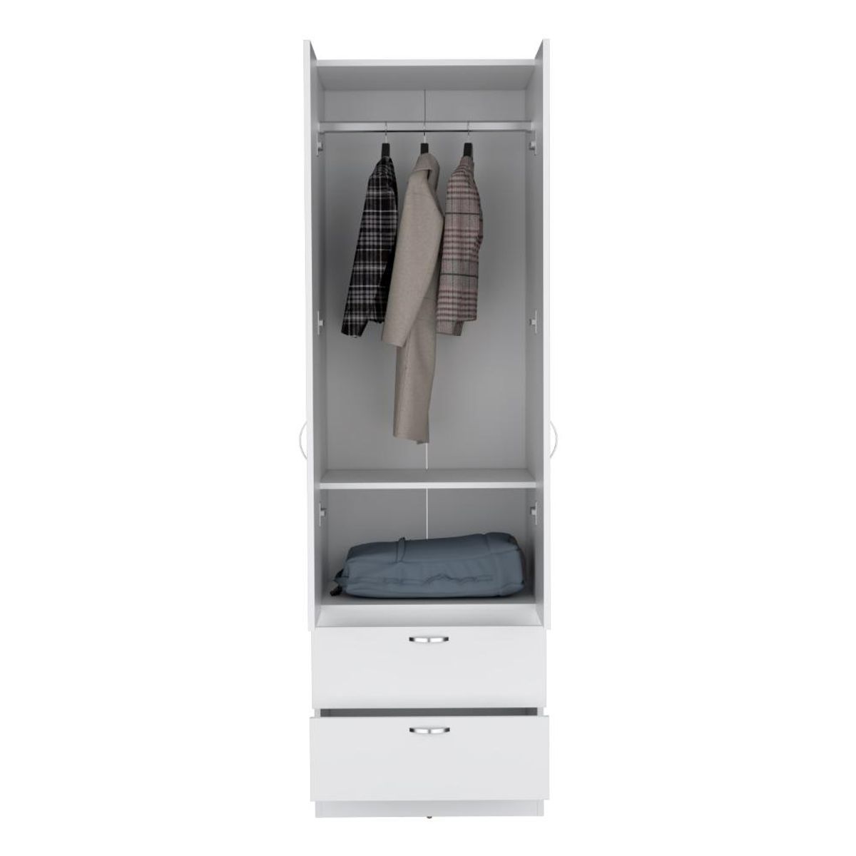 RTA DESIGN - Closet Agata Blanco con dos puertas y dos cajones ZF_.