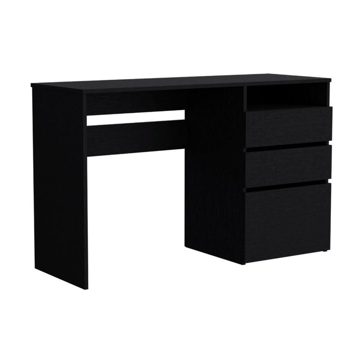 RTA DESIGN - Escritorio Venus Wengue Dos Cajones Multiusos y Un Cajón Adicional ZF