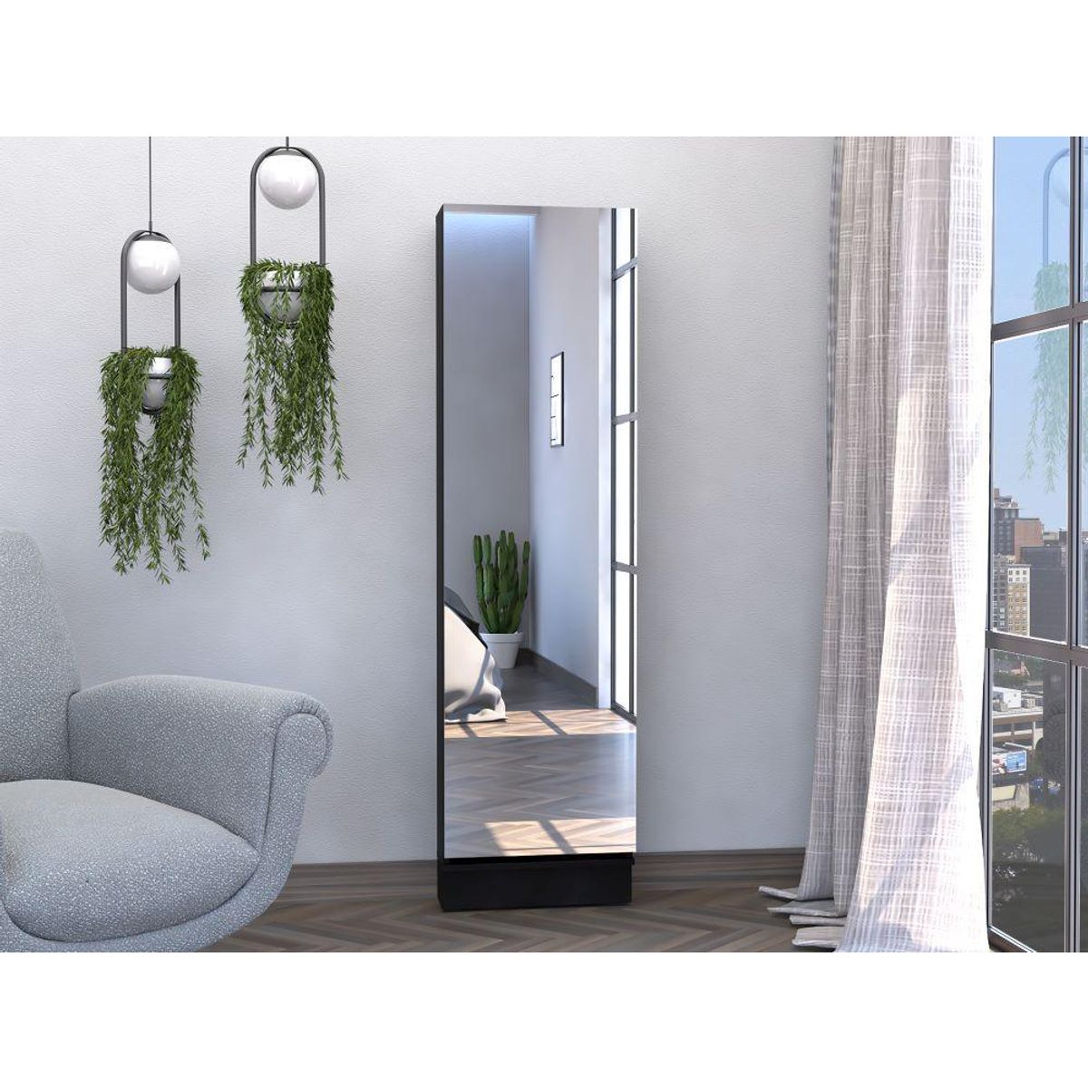 RTA DESIGN - Zapatero Leto Wengue con Amplio Espacio de Almacenamiento Th