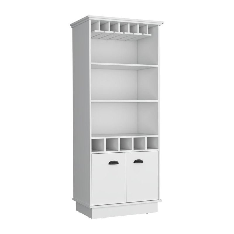 RTA DESIGN - Bar Dund Blanco con espacio superior para copas ZF