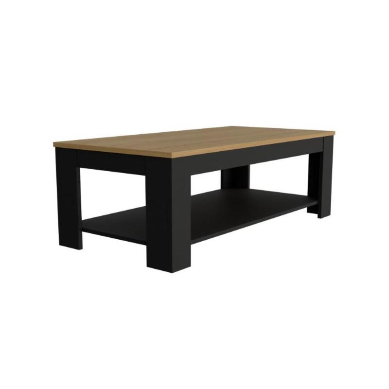 RTA DESIGN - Mesa de Centro Sensi Fresno Europeo y Wengue con diseño moderno