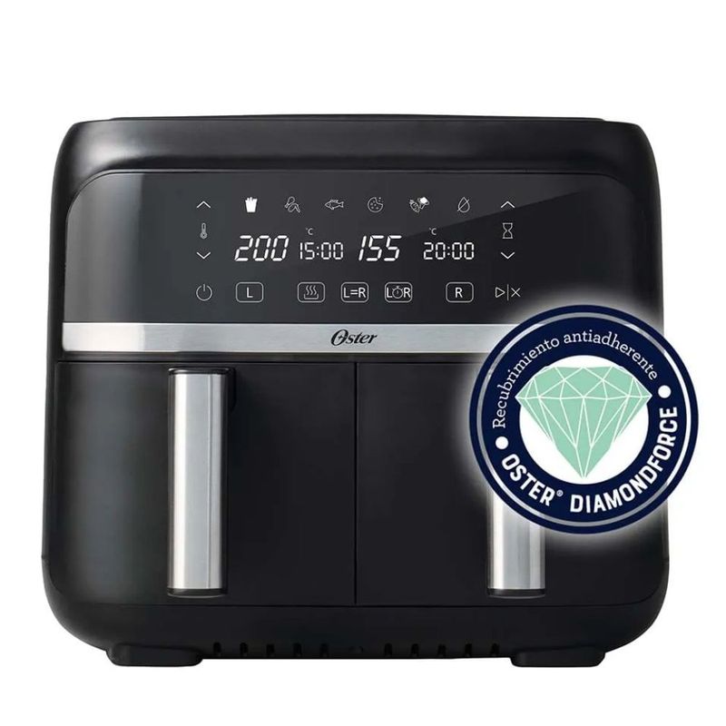OSTER - Freidora OSTER 75 Litros Digital CKSTAF7MCDDF Negro.