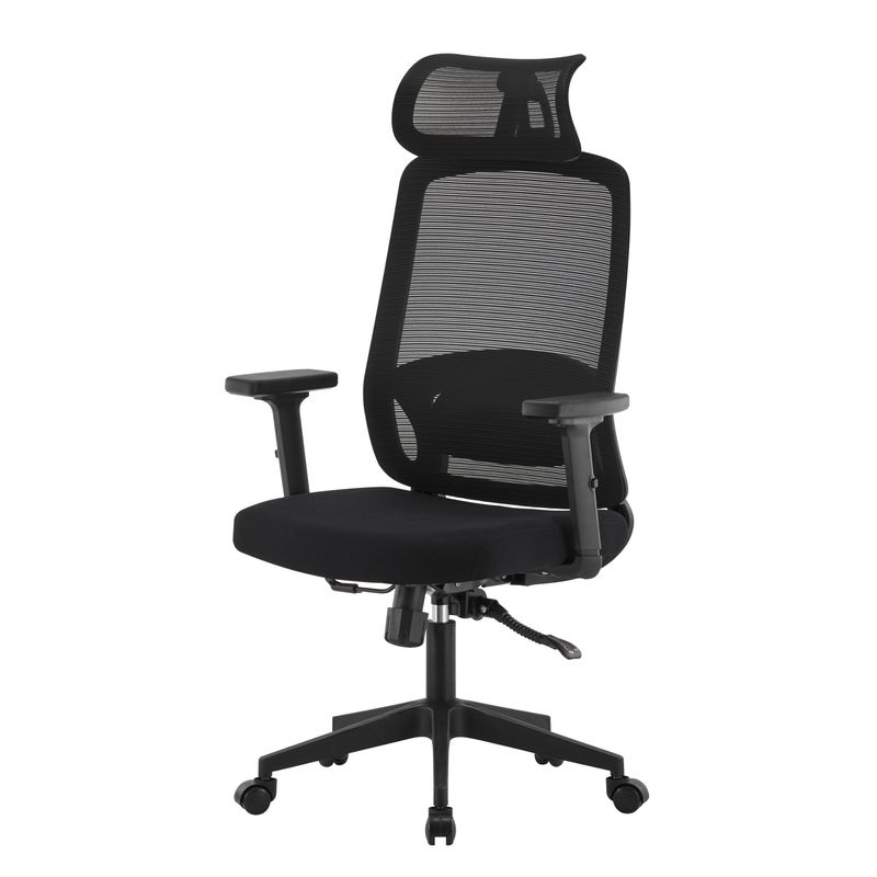 AKIVOY - Silla Gerencial Ejecutiva de Oficina Horizonte 2D Color Negro