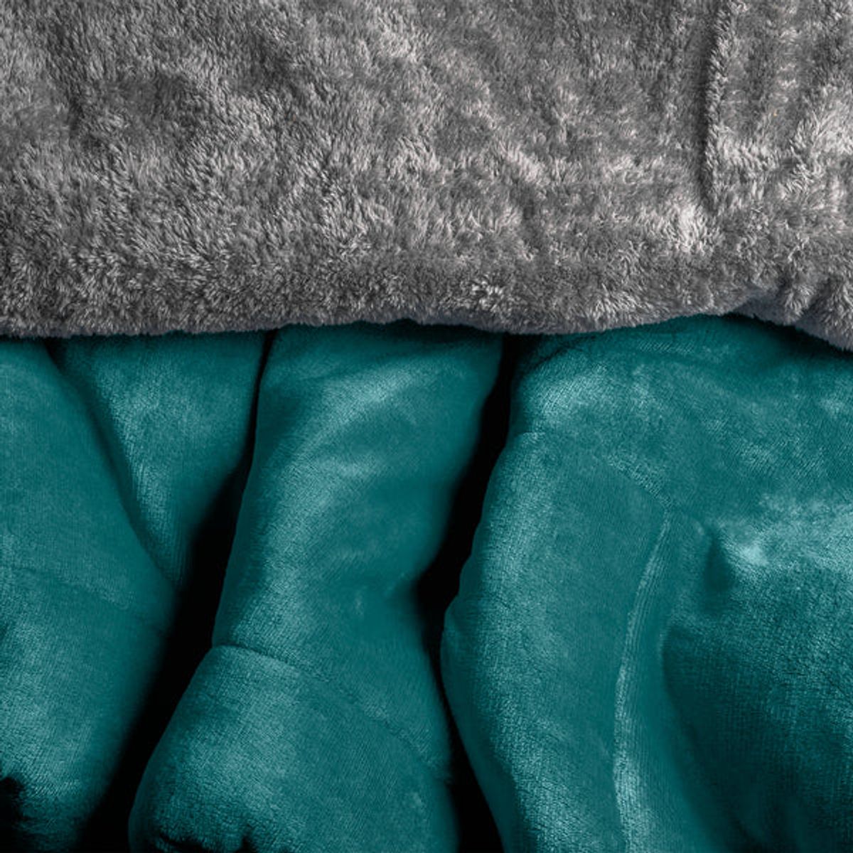 VIANNEY - Vianney Cobija Invernal Turquesa DOBLE-SENCILLO