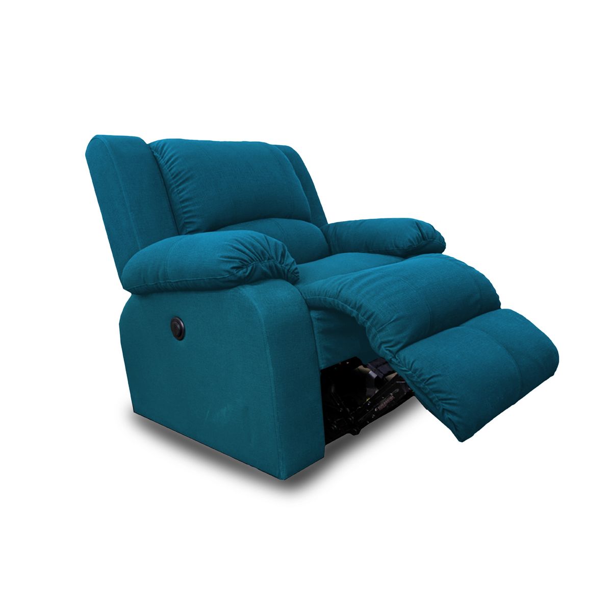INDUSTRIAL BASESTILOS - Silla reclinable electrica poliester Turquesa