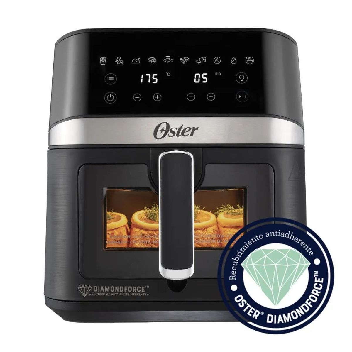 OSTER - Freidora Oster 6 Litros Digital CKSTAF60WDDF Negro.