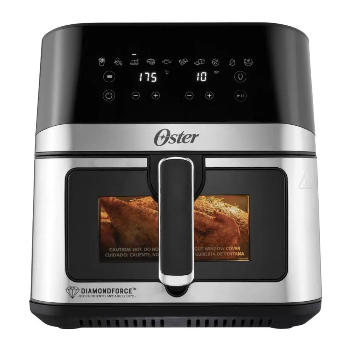 OSTER - Freidora OSTER 75 Litros Digital CKSTAF75WDSSDF Negro Gris