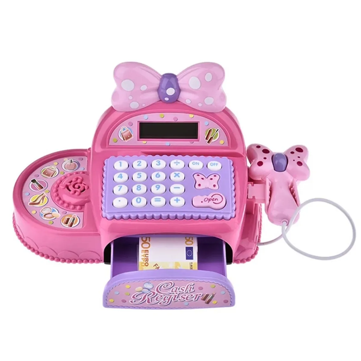 MULTIPLACE COLOMBIA - Caja registradora para niña micrófono accesorios funcionales