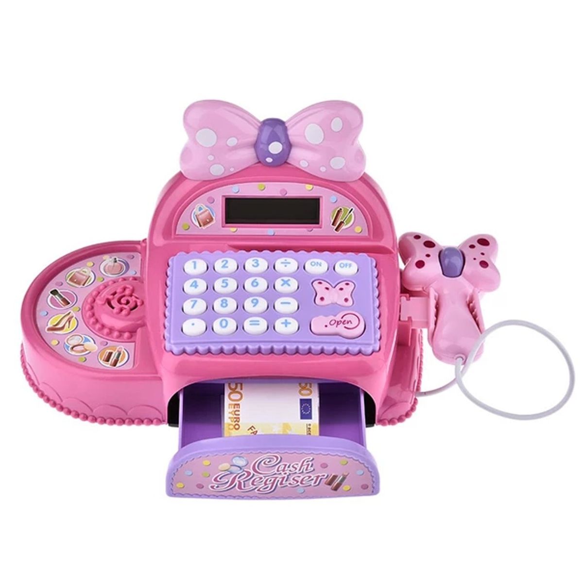 MULTIPLACE COLOMBIA - Caja registradora para niña micrófono accesorios funcionales