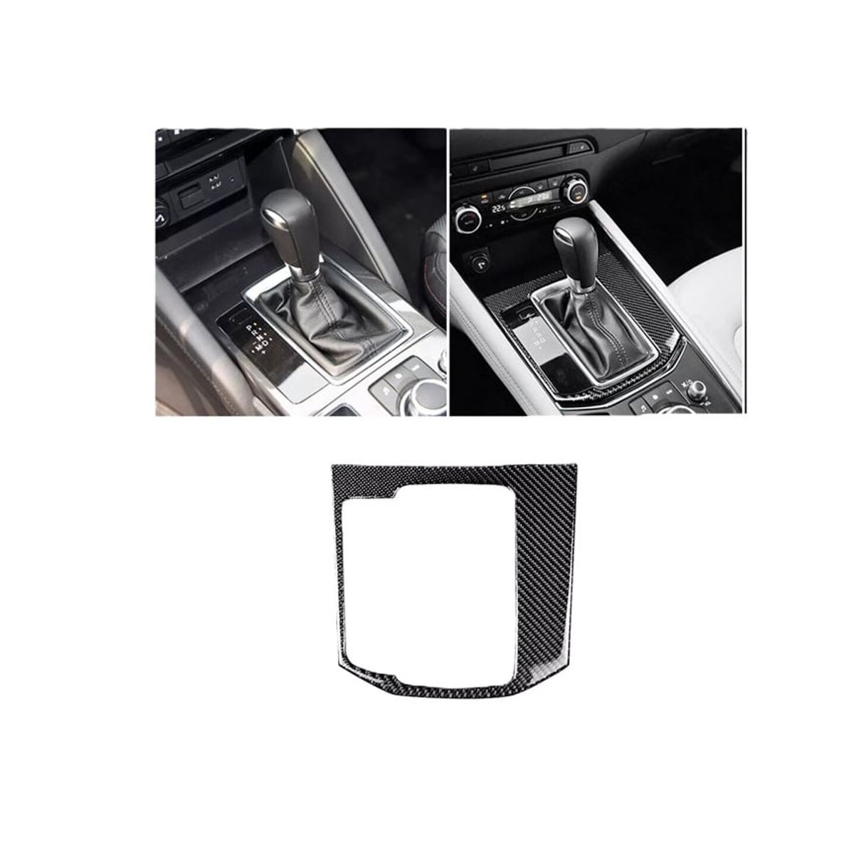 MAZDA - accesorios mazda cx5 cubierta base palanca fibracarbon
