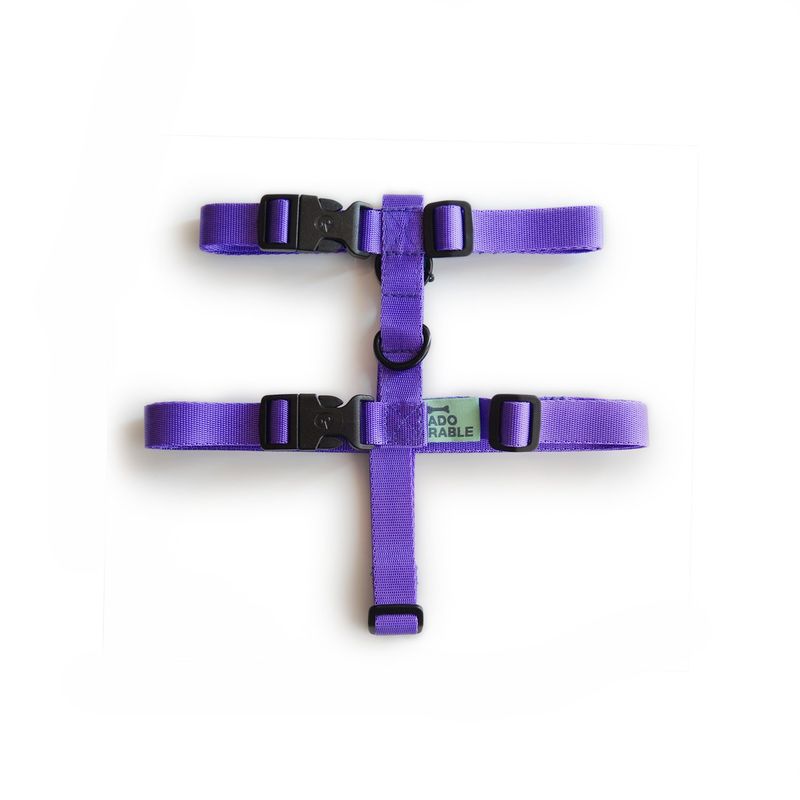 WAWAW - Arnés para perro talla XS Unicolor Adorable Morado