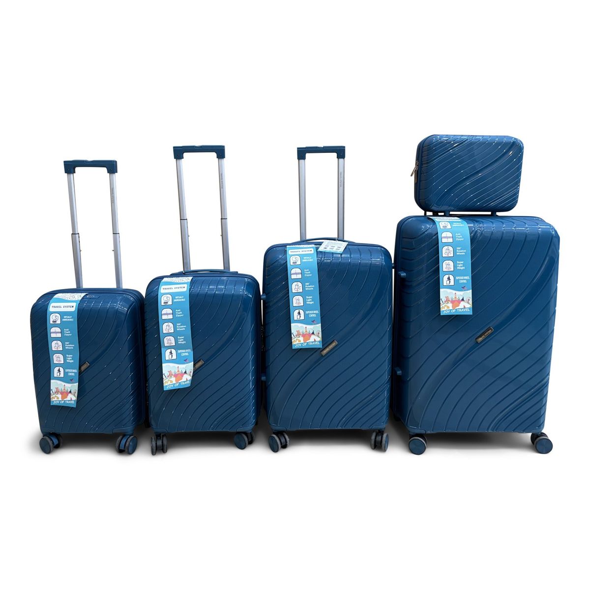 TRAVEL SYSTEM - Combo de Maletas de Viaje Travel System 5 Tamaños Seguro TSA