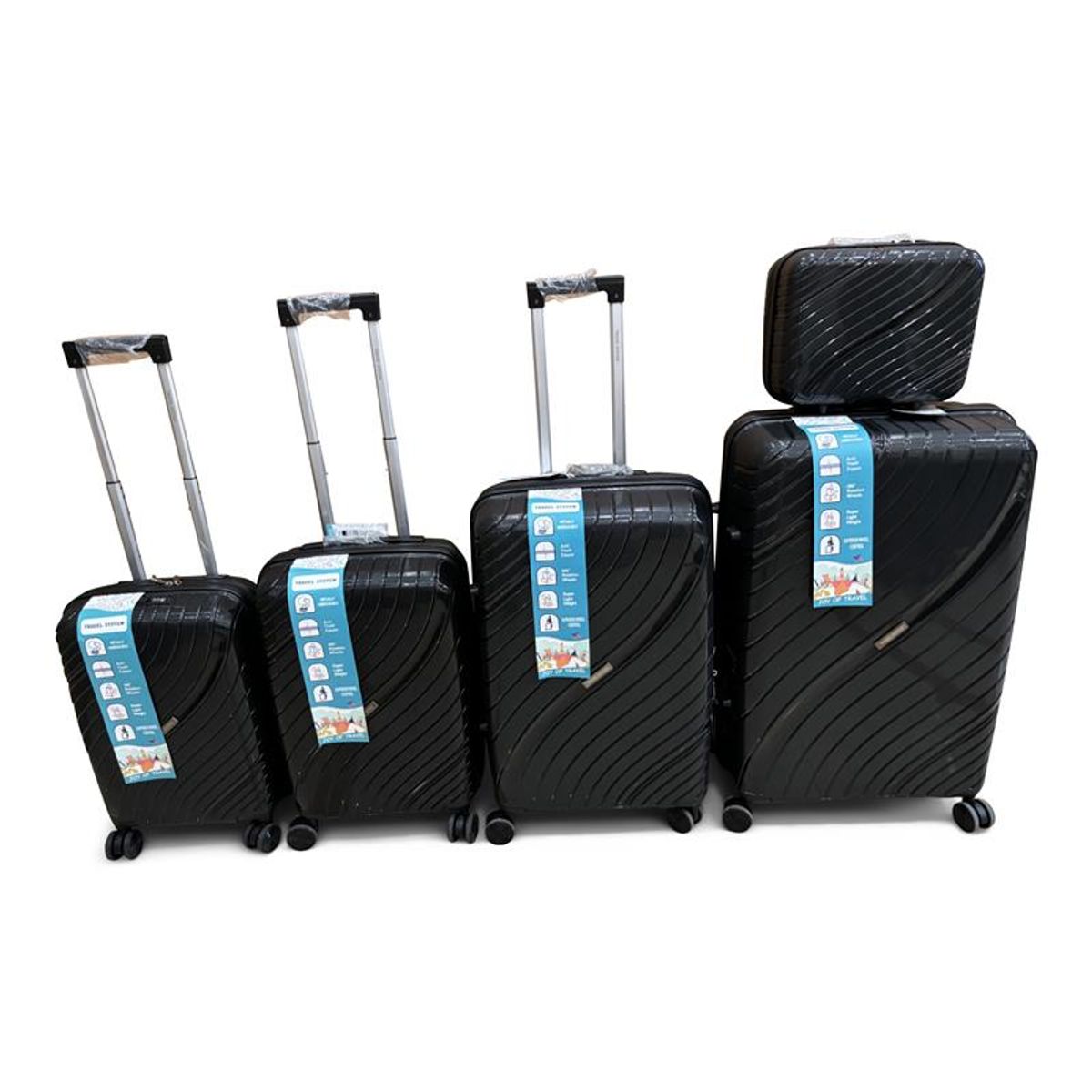 TRAVEL SYSTEM - Combo de Maletas de Viaje Travel System 5 Tamaños Seguro TSA