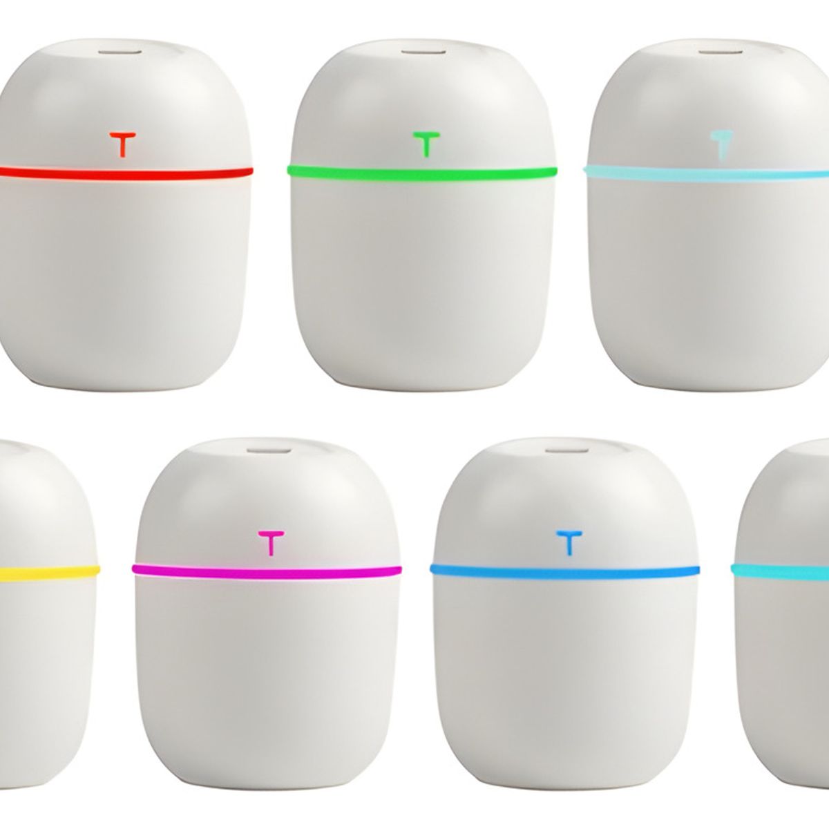 GENERICO - Mini Humidificador Ultrasonico Purificador de aire + Aromas Luz Led