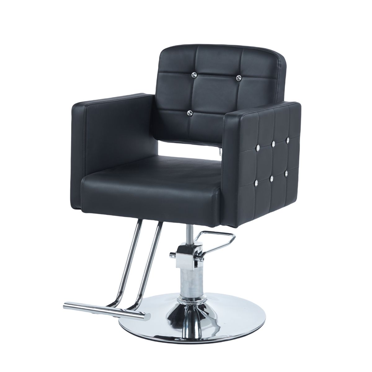 AKIVOY - Silla Sillon Barberia de Peluqueria Color Negro