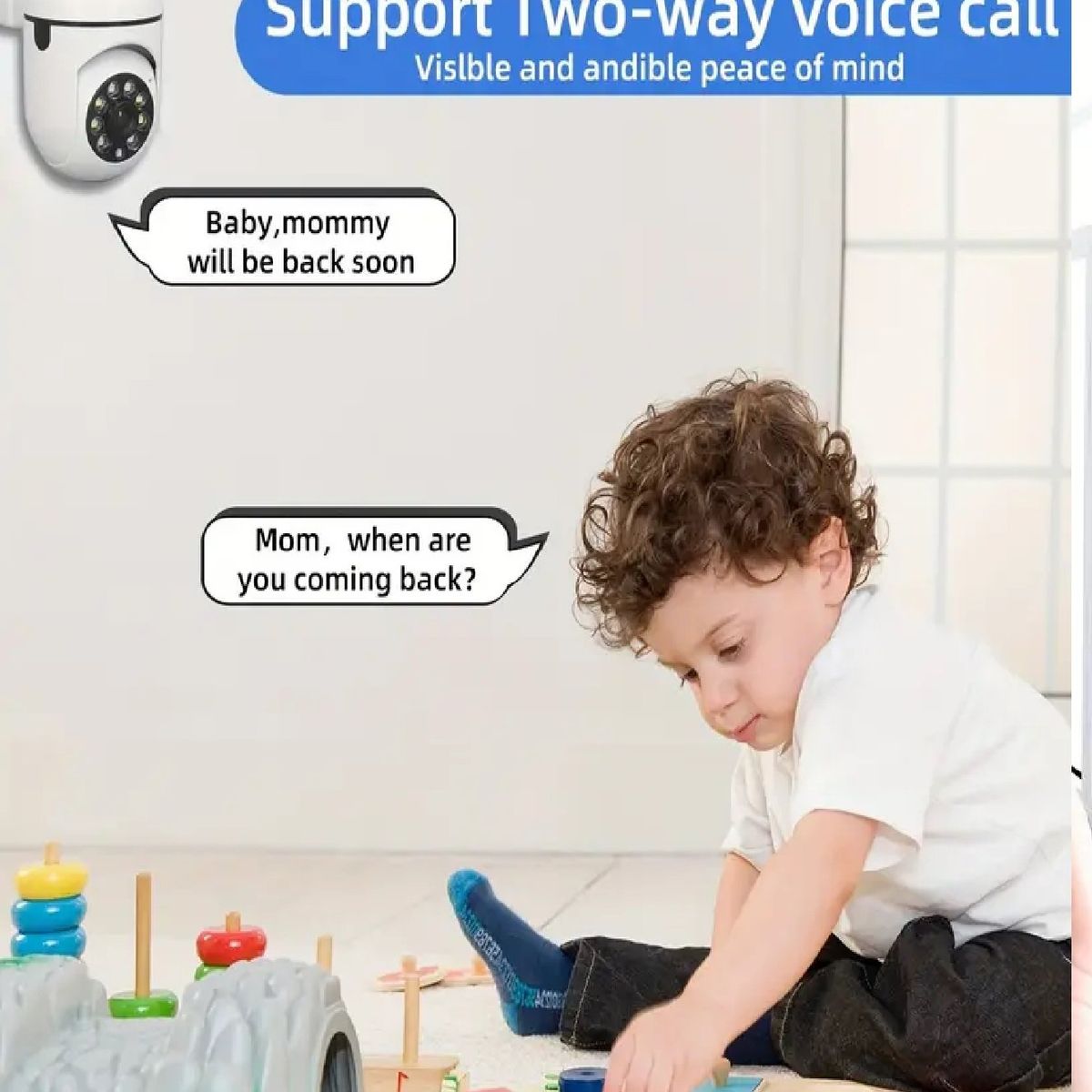 GENERAL - Cámara De Seguridad Wifi Inteligente Fraba Robotica Vision Nocturna