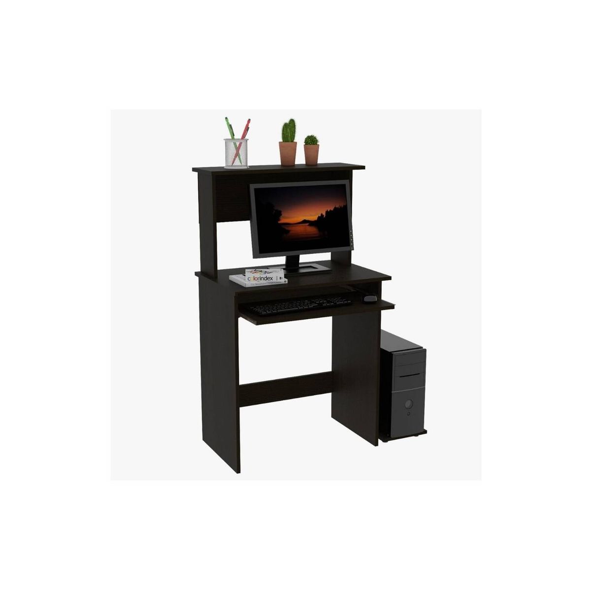 RTA DESIGN - Centro de cómputo color wengue