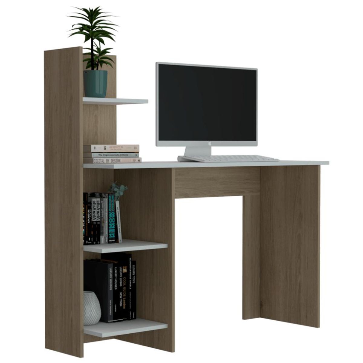 RTA DESIGN - Escritorio Vilna Rovere y Blanco