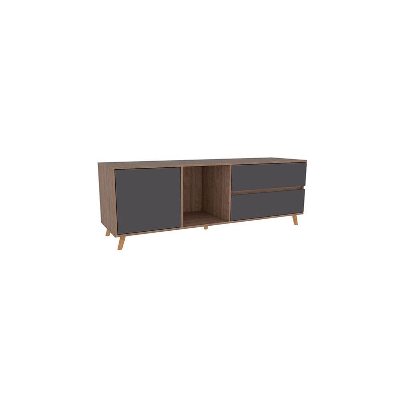 RTA DESIGN - Rack para tv salem miel plomo