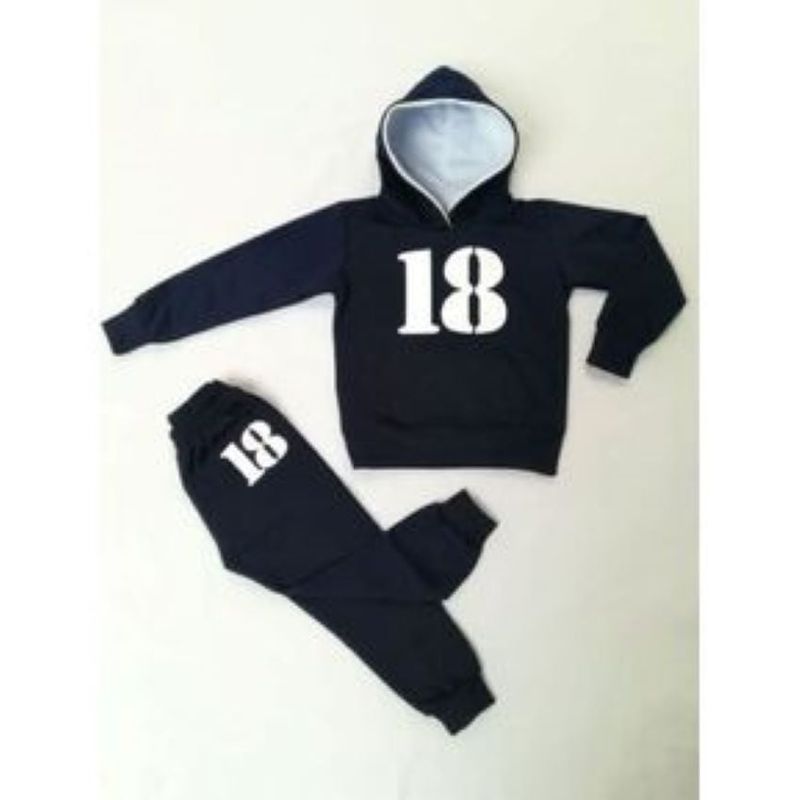 URBAN PLUS - conjunto sudadera buzo y pantalon 18 azul osc