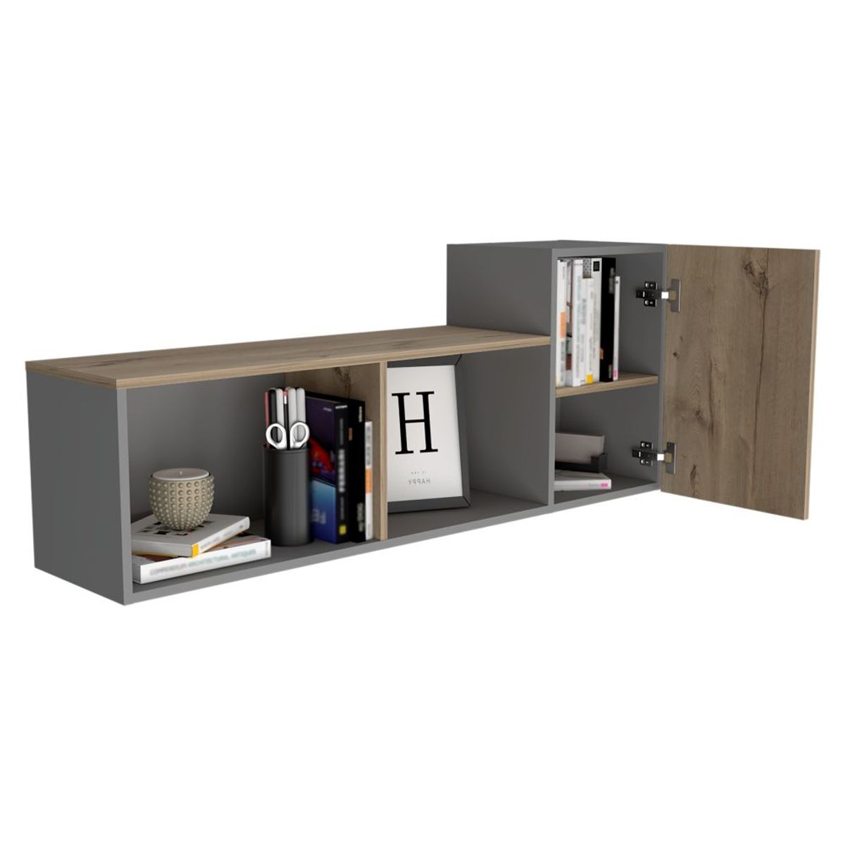 RTA DESIGN - Repisa Flotante Esperanza Café Claro